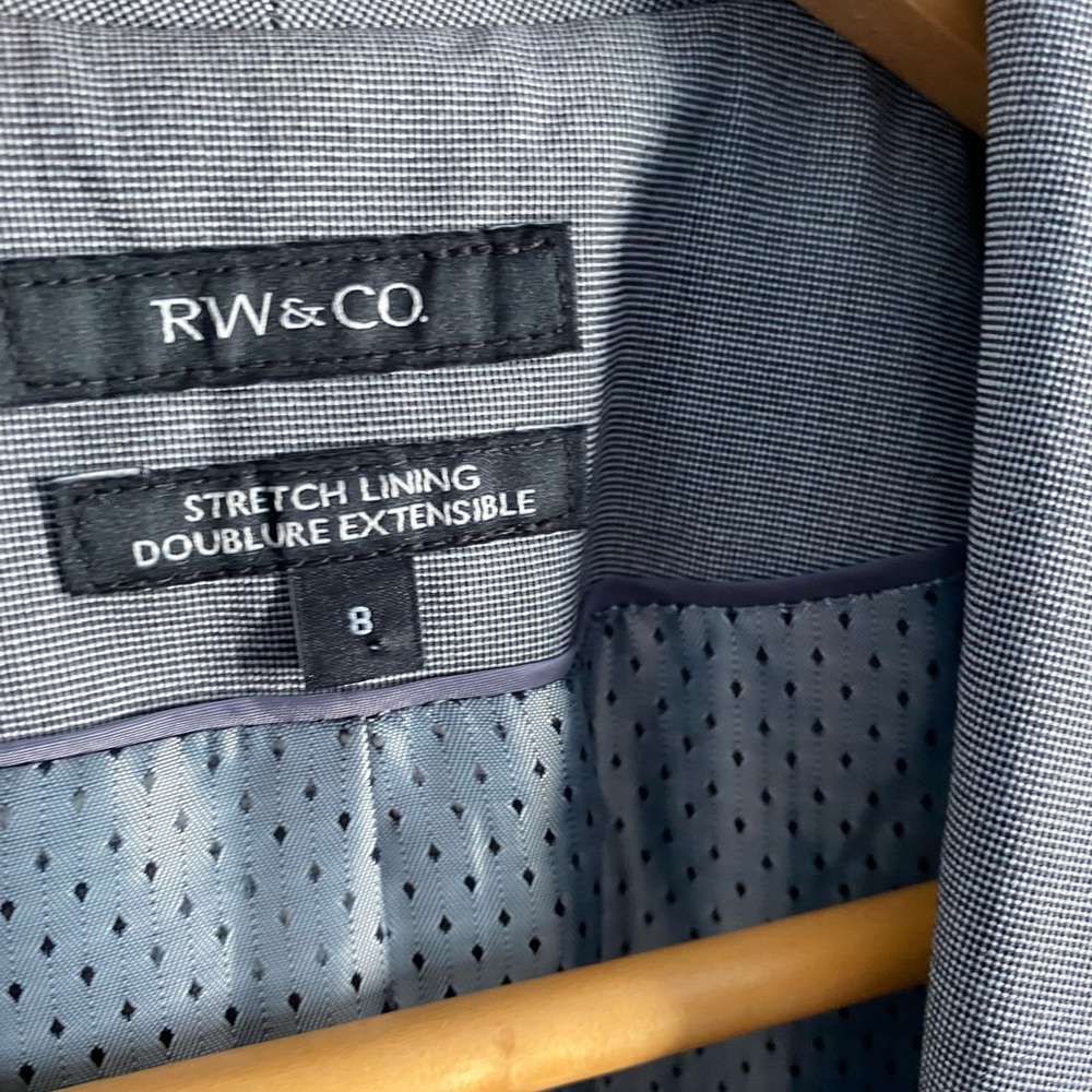 RW&CO. Black and White Print Blazer - Picture 3 of 4